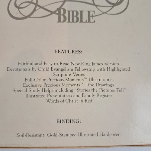 Vintage Precious Moments Bible Child's Edition - NKJV 1985 HC Book In Box PB1Z - Picture 3 of 23