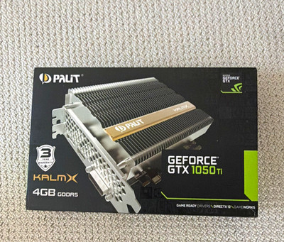 Palit KalmX GeForce GTX 1050 Ti 4GB GDDR5 PCIe x16 DVI DirectX 12