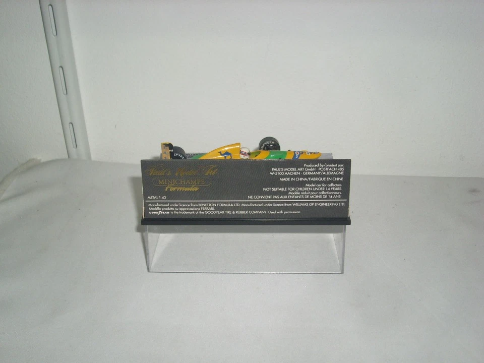 Minichamps / Göde streetbox Edition Benetton Ford Martin Brundle - Bild 3 von 3