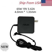 Genuine 65W 19V 3.42A 4.0 1.35mm AC Adapter Charger For ASUS VivoBook X202 S200