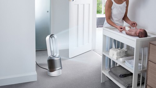 Dyson HP00 Pure Hot + Cool™ purifying fan heater (White/Silver) - Picture 5 of 8