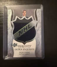 DYLAN COZENS 2020/21 Black Diamond Exquisite ROOKIE Extra Jersey /149 Sabres rc