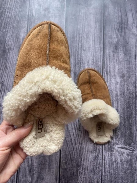 Women UGG Slippers Brown Suede 36.5