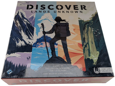 Discover Lands Unknown Board Game FFG DSC01 New Sealed 2018 Fantasy Flight