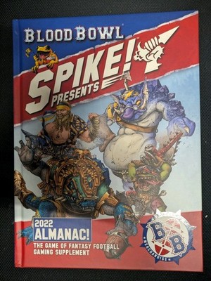 Blood Bowl Spike! Presents 2022 Almanac! ENG, Ungenutzt GW Fantasy Football 