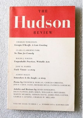 Frederick Morgan (Editor)  The Hudson Review Vol XXXII Number 2: Summer 1979 