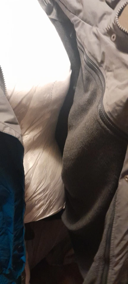 Abrigo de invierno con capucha forrado de nailon Woman Within 4X verde apenas usado si alguna vez  Foto 4 de 4