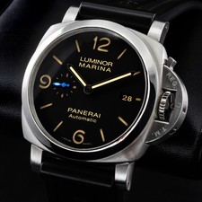 Panerai Luminor Marina 1950 3-Day 2017 Open 44mm Blue Seconds Complete PAM01312