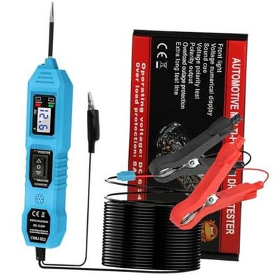 Power Circuit Probe Tester, 6V/12V/24V DC Circuit Tester Automotive, Blue