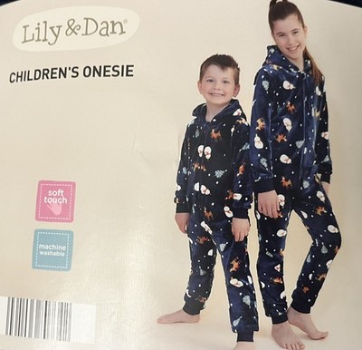 Weihnachten Alter 7-8 Jahre Lily and Dan Velours Weihnachten Overall *REDUZIERTER PREIS*