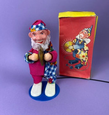 Vintage Circus Clown Playing Symbols Sonni Toys East Germany Pump Action Toy
