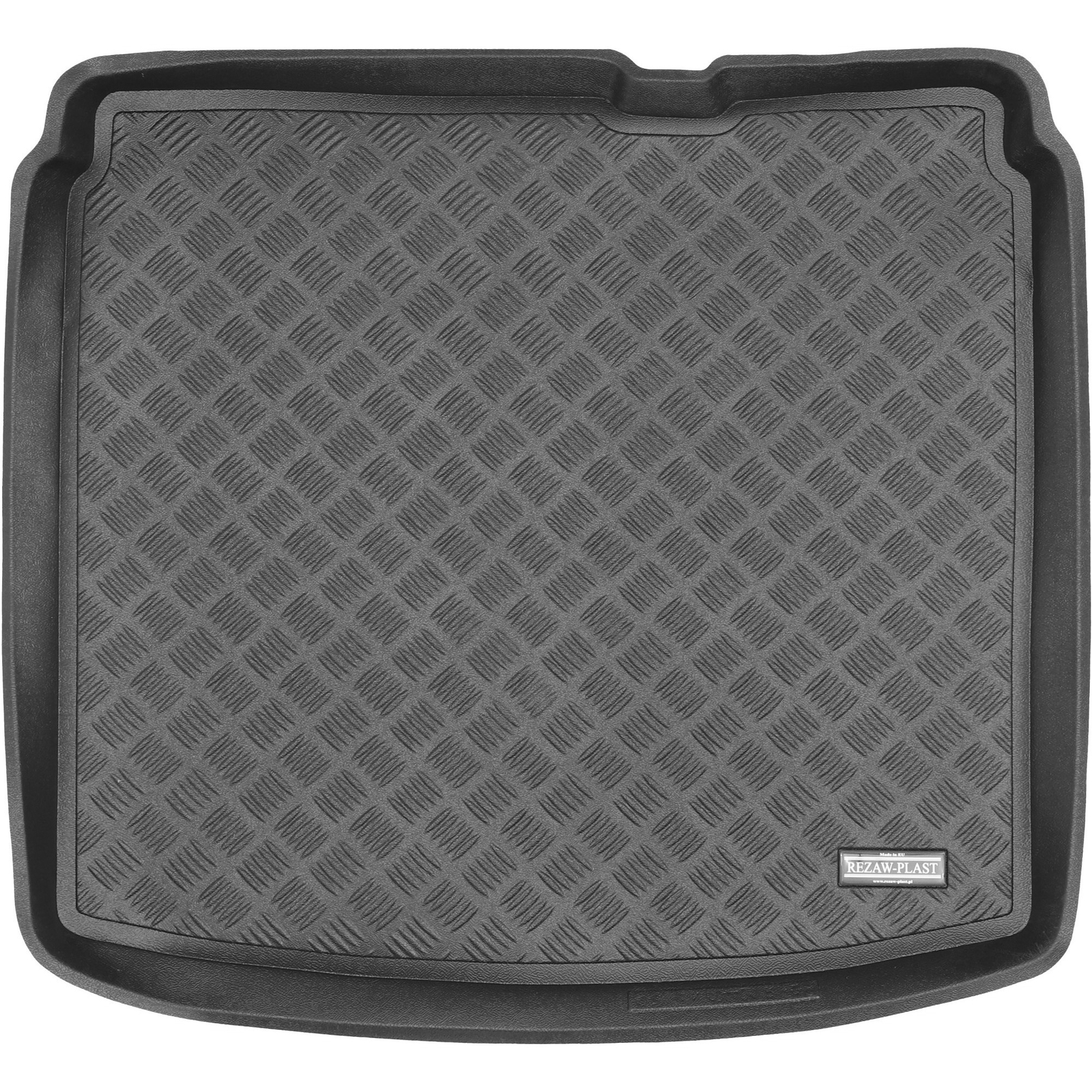 Tapis de coffre sur mesure Rezaw-Plast haut de gamme finition noire pour MG ZS EV