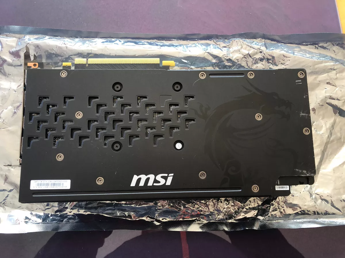 MSI GeForce GTX 1060 Gaming X 6GB GDDR5 Graphics Card FREE
