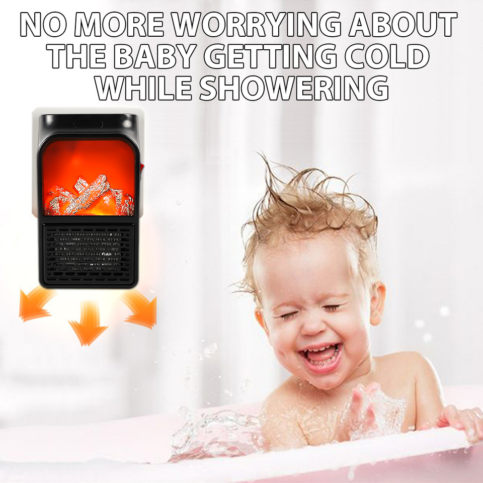 1000W Portable Electric Space Heater Garage Hot Air Fan for Indoor