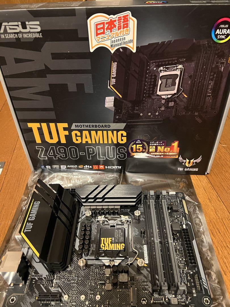 core i9-10900K +マザーTUF GAMING Z490-PULS-