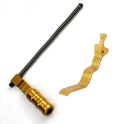 TB ACCESSORIES Gold Ruger 10/22 Bolt Charging Handle &Extended Magazine Release Lever Combo