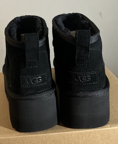 BOTAS MUJER UGG CLASSIC ULTRA MINI PLATAFORMA NEGRAS TALLA 9 1135092 (AUTÉNTICAS) - Imagen 5 de 16