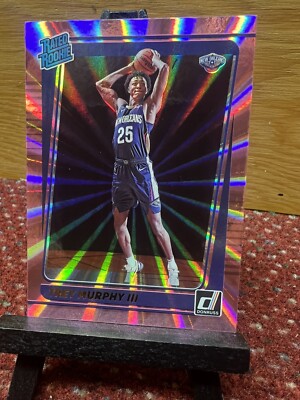 2021-22 Panini Donruss Rated Rookie Holo Pink Laser Trey Murphy III #228 RC