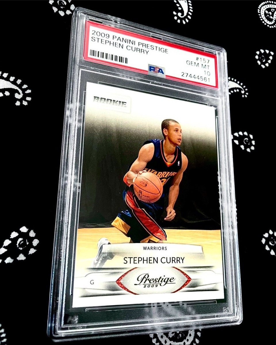 NBAカード　Stephen Curry Rookie PSA 10 2009 Panini Prestige Stephen Curry Rookie PSA 10 Card# 157