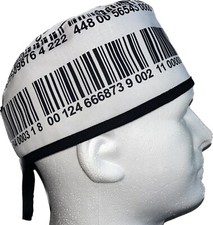 Bar Code Scrub Hat Chemo Cap