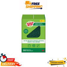 Scotch-Brite Heavy Duty Industrial Sized Scour Pads, 20 ct