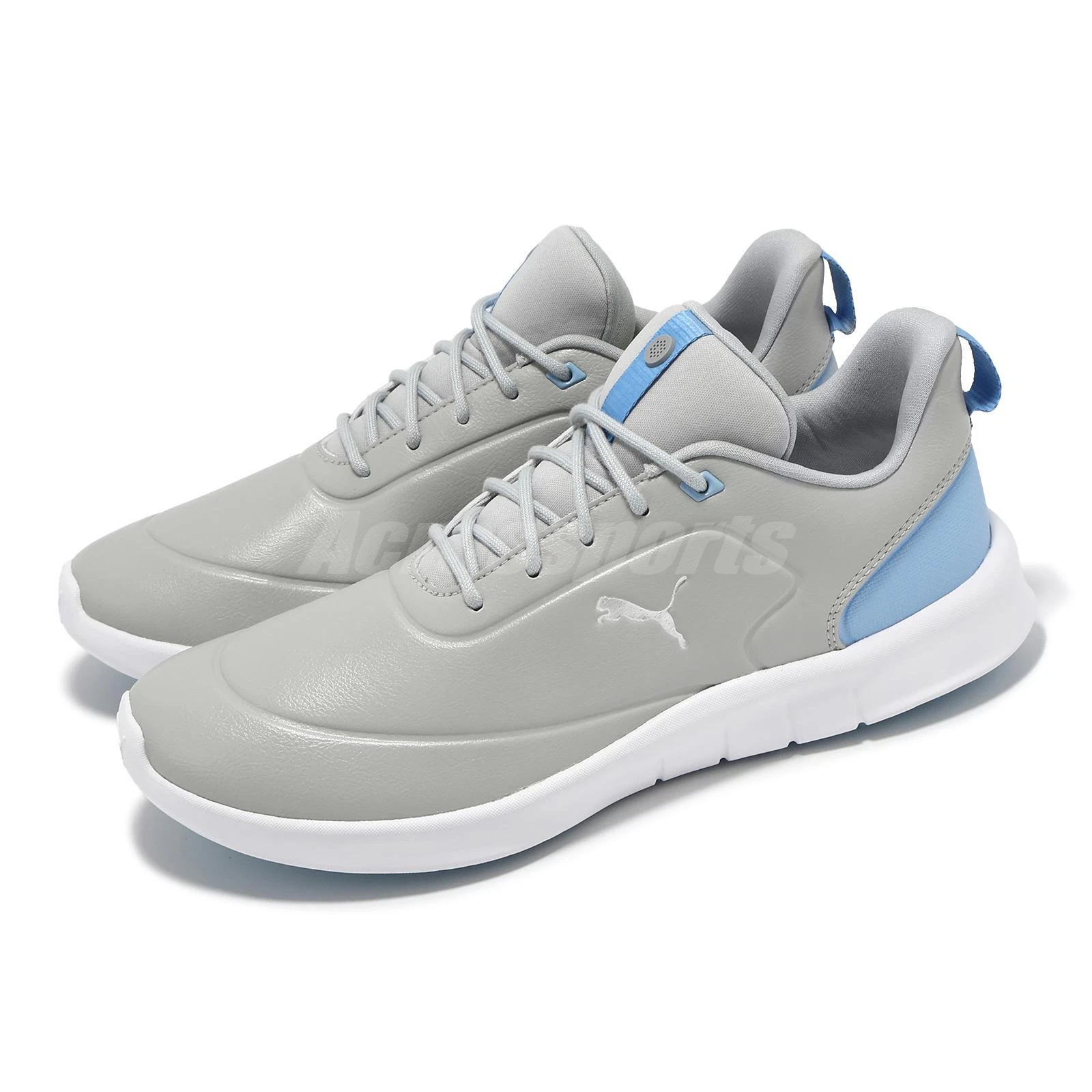 Scarpe da golf Puma Laguna Fusion WP flat grigio chiaro Day Dream da donna 377530 02