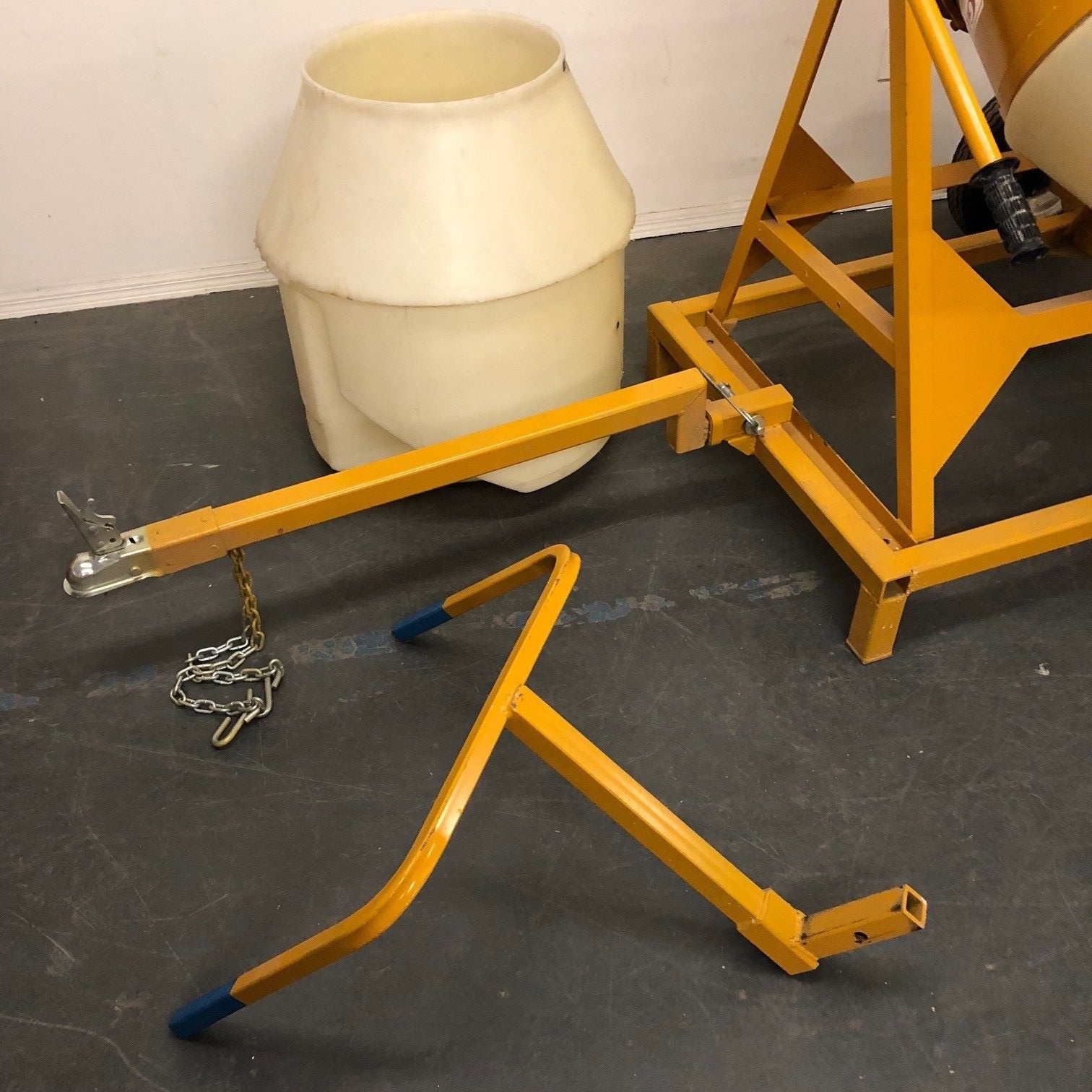 McMasterCarr Gilson Cement Mixer Custom Cart Handle Hitch 2 Liners 1