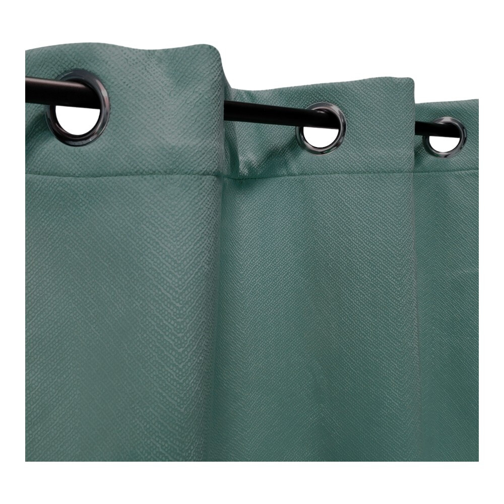 Rideau occultant velours vert 140x240 pour chambre cocooning