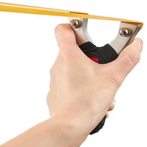 Catapult Handle Sling Shot Outdoor Game Hunt Stainless Steel Flat Rubber Band - Picture 12 of 20