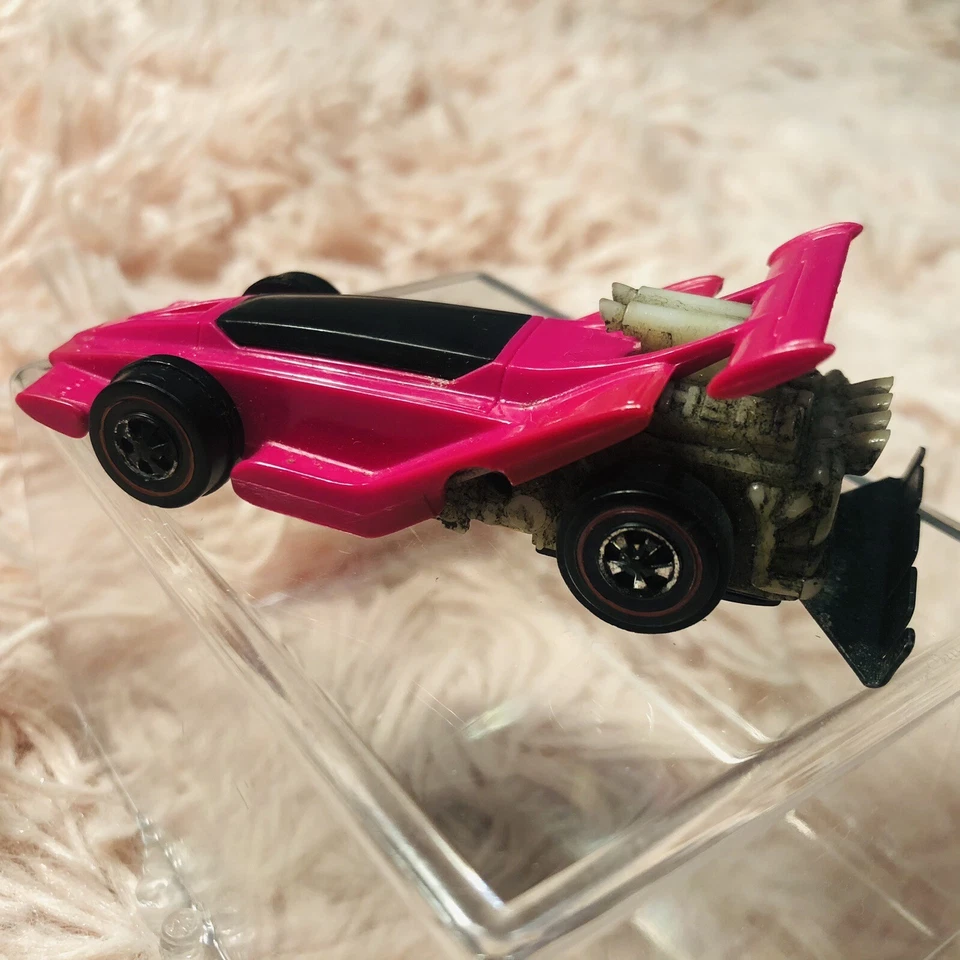 Hot Wheels Redline Sizzlers Flat Out HTF Hot Pink Original 1970 Mexico Mattel Foto 3 de 4