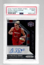 ELENA DELLE DONNE 2020 PANINI PRIZM WNBA SIGNATURES AUTO CARD #SG-EDD PSA 9