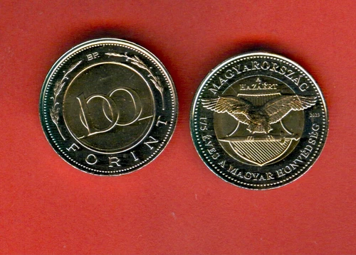 HUNGARY issue 2023 - 100 - Forint - commemorative - BI - METALIC - UNC