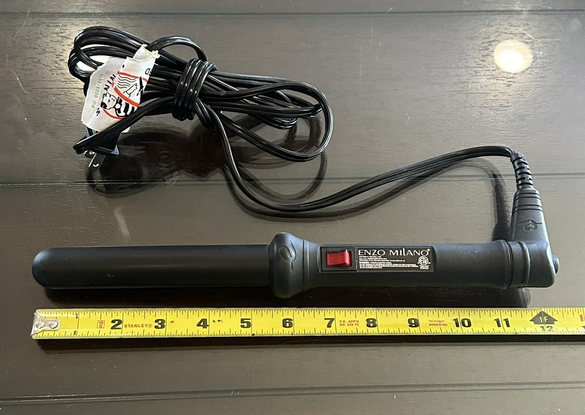 Enzo Milano curling wand! Enzo Milano 13mm Clipless Curling Iron Wand Styling Open Box  main image 2