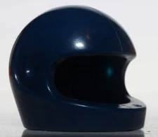 Lego Castle Dark Blue Standard Motorcycle Space Helmet
