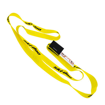 Ski-Doo 860202195 Yellow Ski-Doo Pulling Straps Snowmobiles 2PK