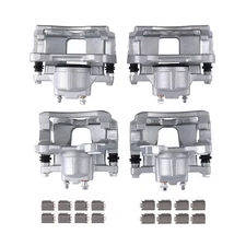 Front&Rear Disc Brake Calipers w/Bracket for Jeep Liberty Wrangler JK 18-B5045