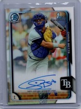 2015 Bowman Draft #BCA-CB Chris Betts Chrome Draft Pick Autographs