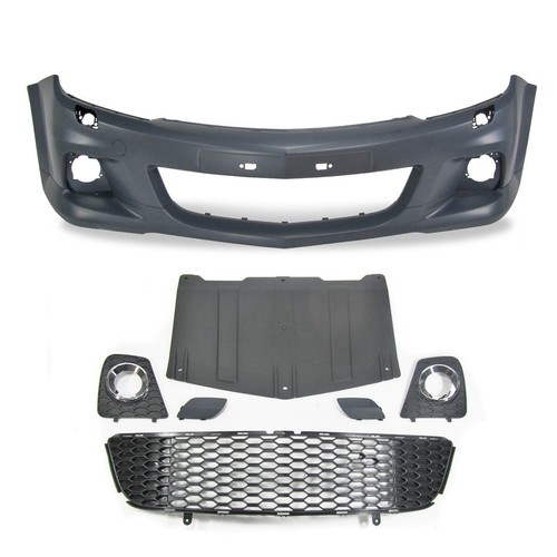 GSI / OPC Style Front Bumper ABS Plastic For For Vauxhall/ Opel Astra H 3-Door - Foto 2 di 12
