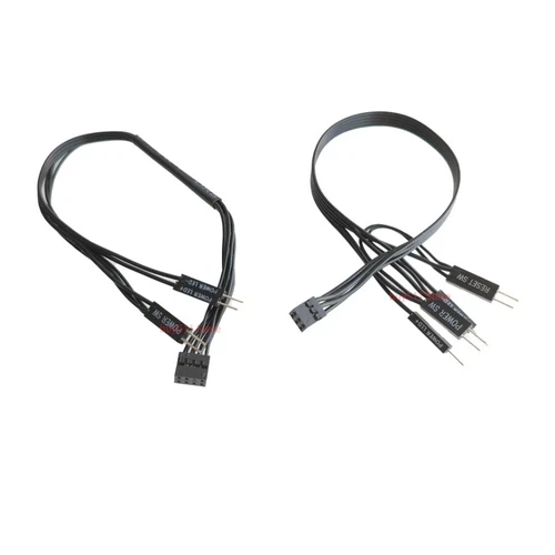 Small 6Pin 8Pin To Power Led SW Reset Switch Dupont Cable for Dell Motherboard
