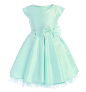 mint green toddler flower girl dress