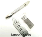 Jewellers, Watchmakers Tap and Die Screw Plate Set taps & 1 plate 0.6-1.6mm.