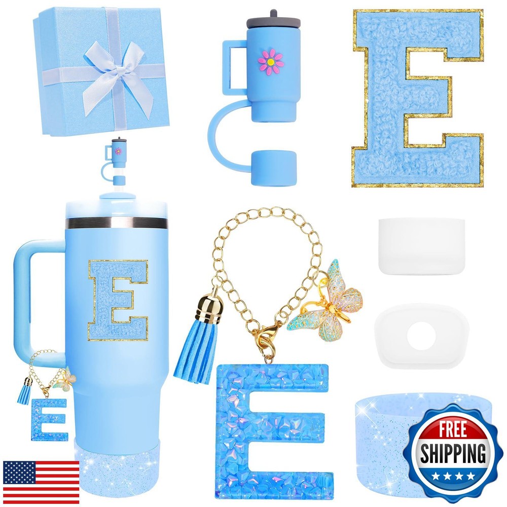 Miglaja Blue Stanley Cup Accessories Set for 30OZ & 40OZ Tumblers
