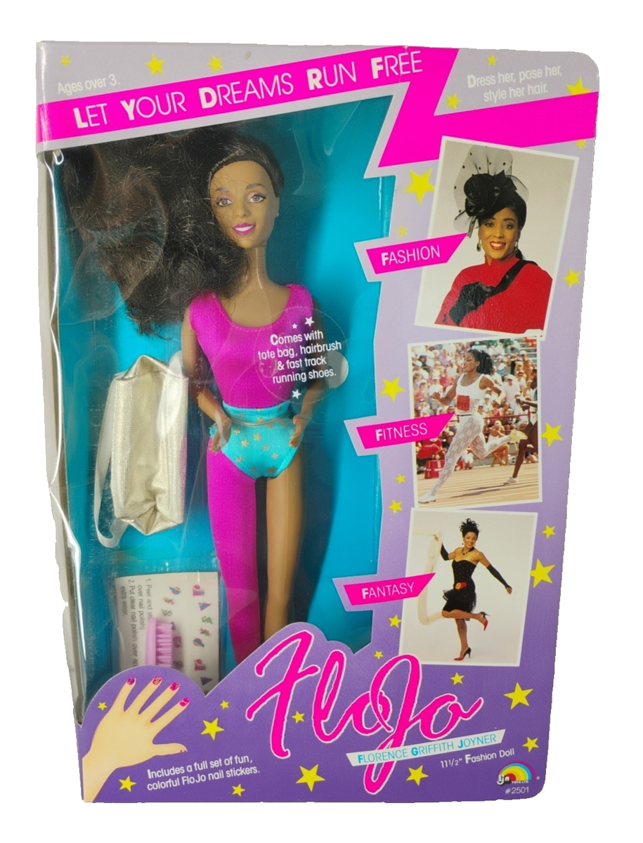 HeyDolls フィギュア風マスコット カード付き シニョーラ 淑女 カード 1989 LJN Toys Flo Jo Florence Griffith Joyner Doll- in Package - Etsy