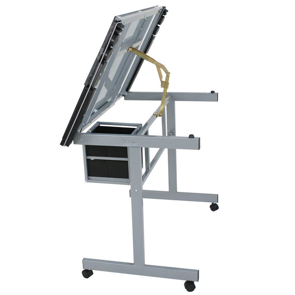 Drafting Table Artist Drawing Table Adjustable Craft Table w/Drawers ...