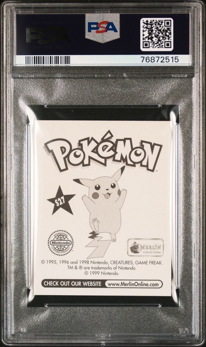 【PSA10】ル・マラン PSA 10 GEM MINT 1999 MERLIN POKEMON Brock PRISM #S27 Slab