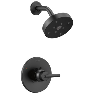 Delta Trinsic Monitor 14 Series Shower Trim Matte Black-Certified Refurbished