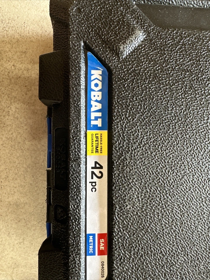 Kobalt 0840026 Pro 90 Ratchet 3/8-Drive 42pc - Image 3 of 4