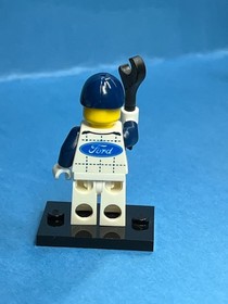 LEGO Speed Champions Fig sc039 - Ford Race Marshall - Light Scratches/No Cracks