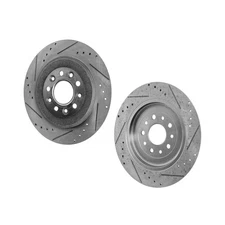For Ford Edge 2011-2015 Brake Discs Rear, Driver&Passenger Side | Natural Disc