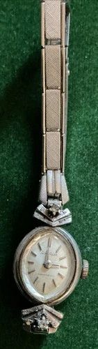 Vintage Rare Ladies Seiko Solar Watch 21 Jewels Year 1965 Working Nice Strap